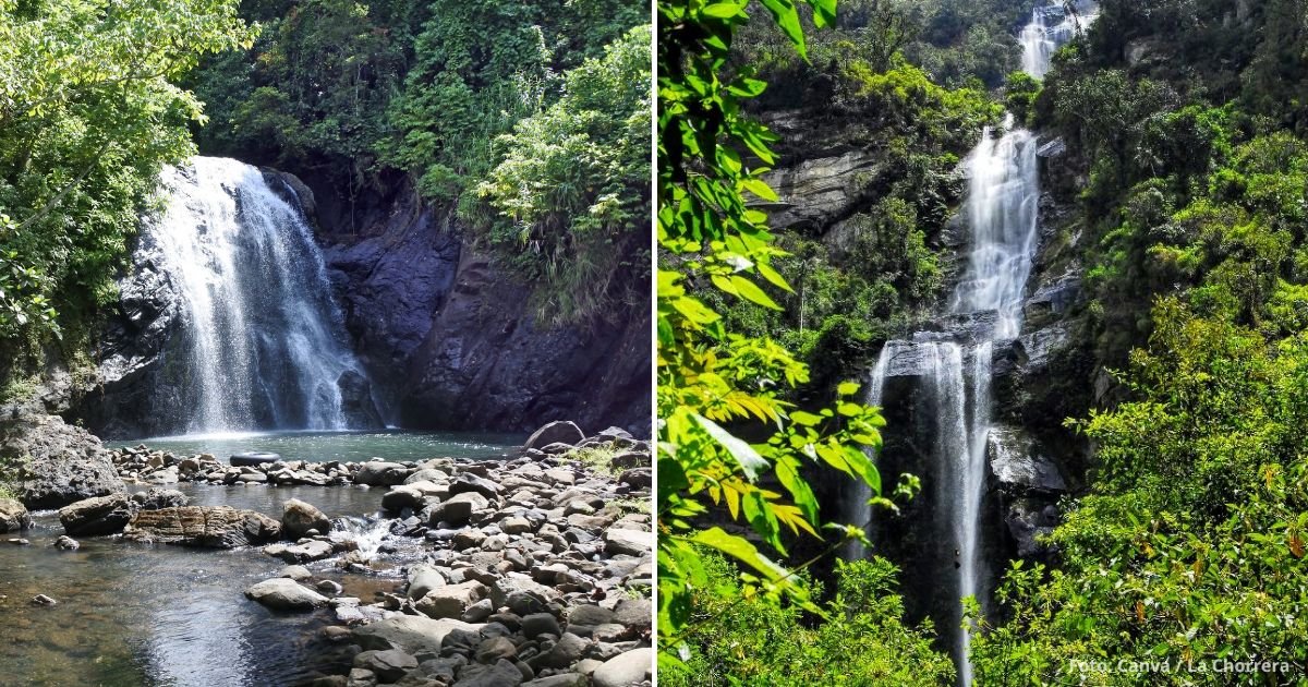 Cascadas cerca de Bogotá